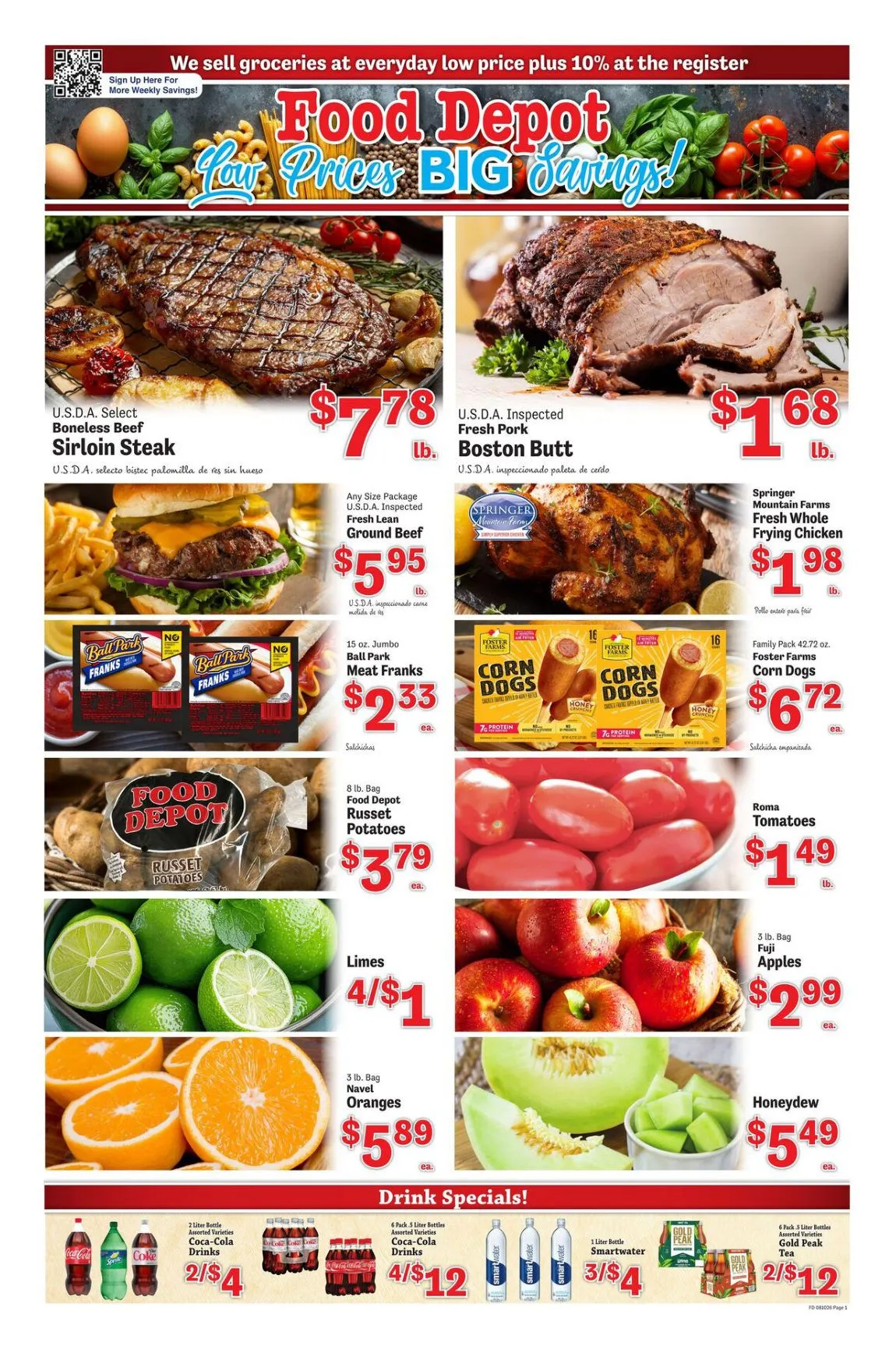 Weekly ad Food Depot — 2026-08-12 from August 10 to August 16 2026 - Page 