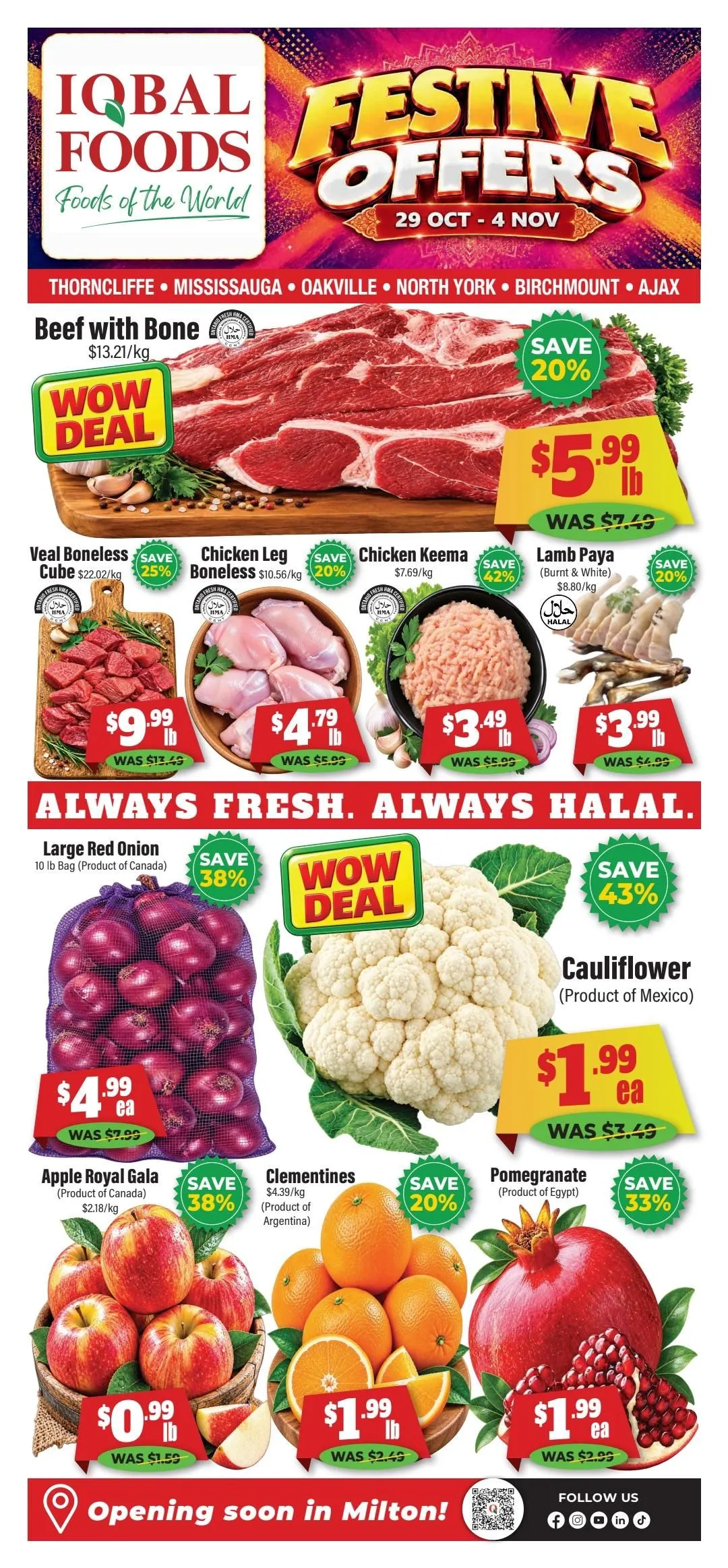 Iqbal Foods — 2026-10-30 from October 29 to November 4 2026 - flyer page 1
