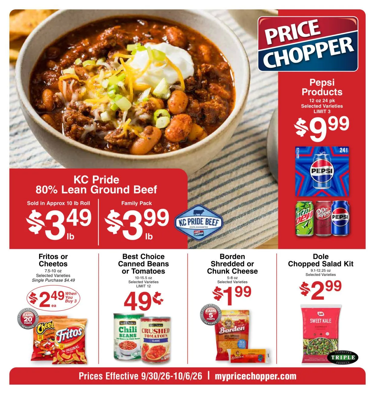 Weekly ad Price Chopper — 2026-09-30 from September 26 to October 6 2026 - Page 