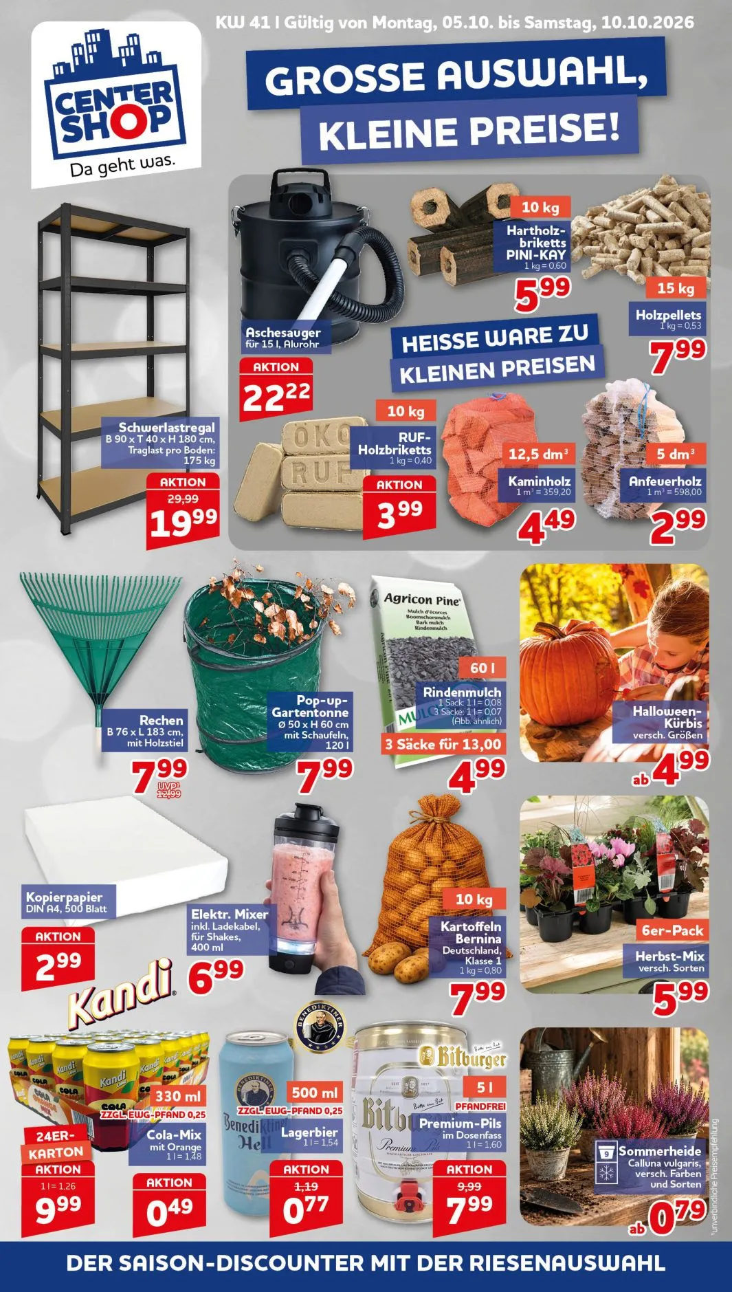CENTERSHOP — 2026-10-05 von 5. Oktober bis 10. Oktober 2026 - Prospekt seite 1