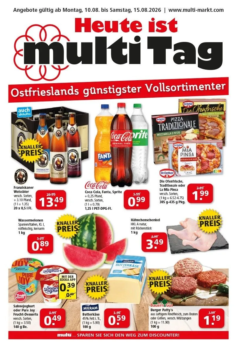 Multi Markt — 2026-08-10 von 10. August bis 15. August 2026 - Prospekt seite 
