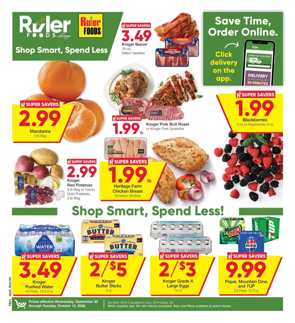 Weekly ad Ruler Foods — 2026-09-30 from September 30 to October 13 2026 - Page 
