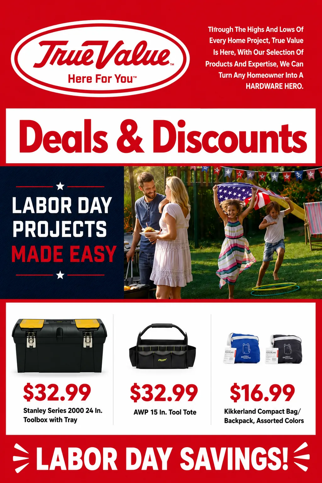 Weekly promotion Labor Day Savings! spanning from August 28 to September 12 2026 - Page 1 for Catalogue 365