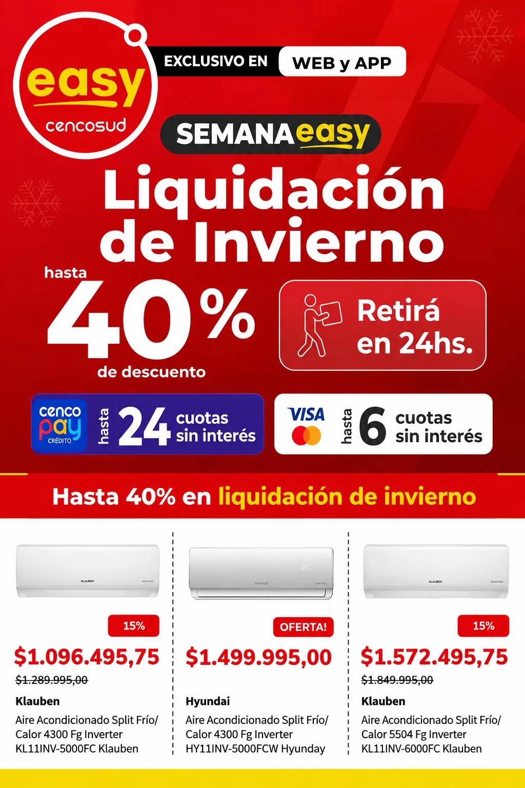Ofertas de Liquidación de invierno 10 de agosto al 25 de agosto 2026 - Página 1 del catálogo