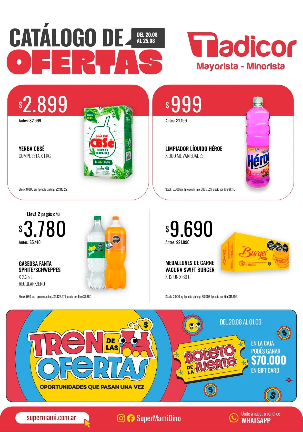 Ofertas de Supermercados Tadicor — 2026-08-26 20 de agosto al 2 de septiembre 2026 - Página  del catálogo