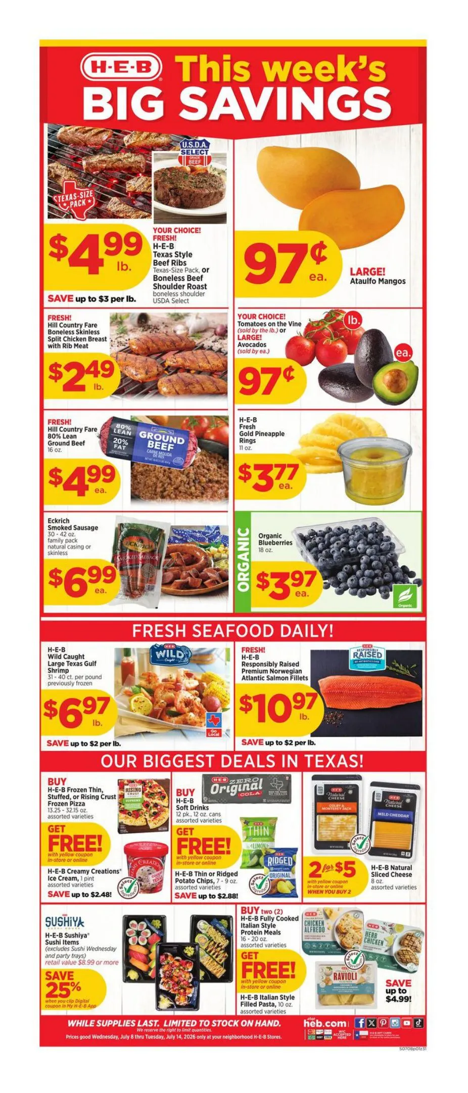 Weekly ad H-E-B — 2026-07-08 from July 8 to July 14 2026 - Page