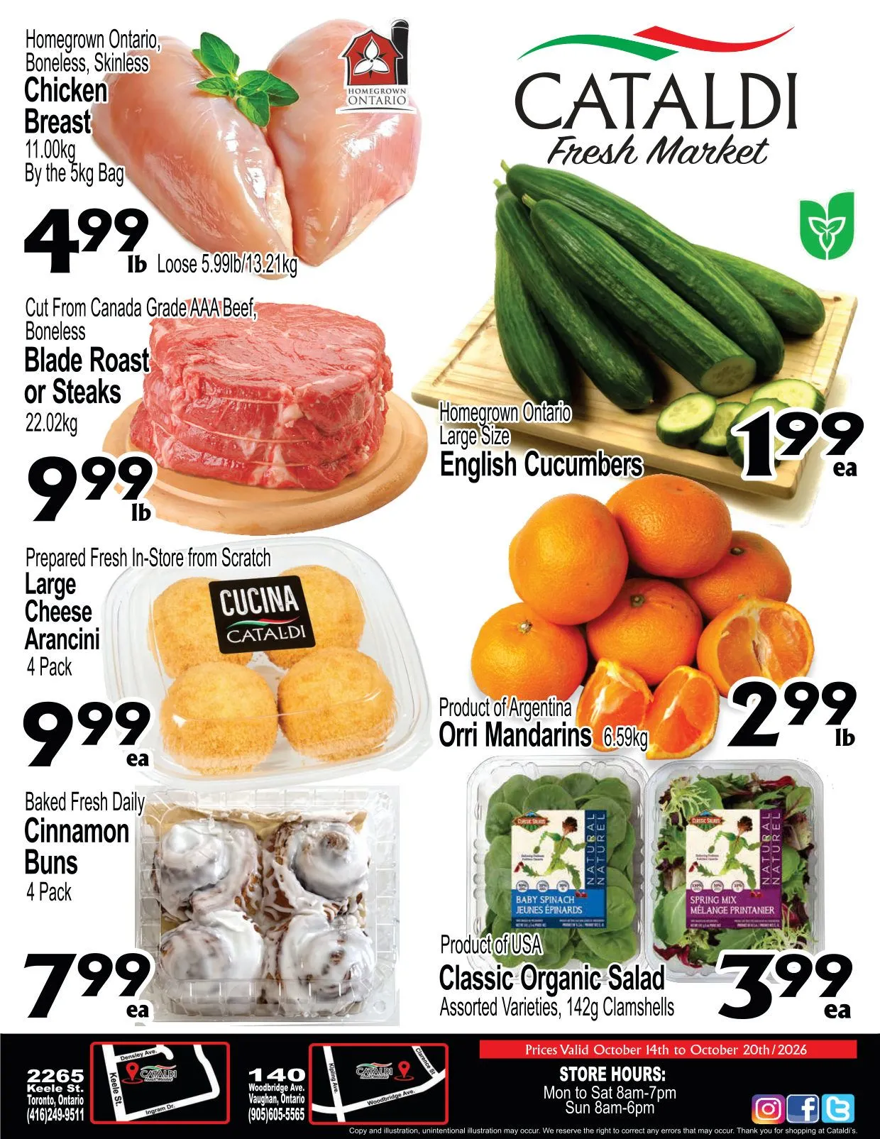 Cataldi Fresh Market — 2026-10-16 from October 16 to October 20 2026 - flyer page 1