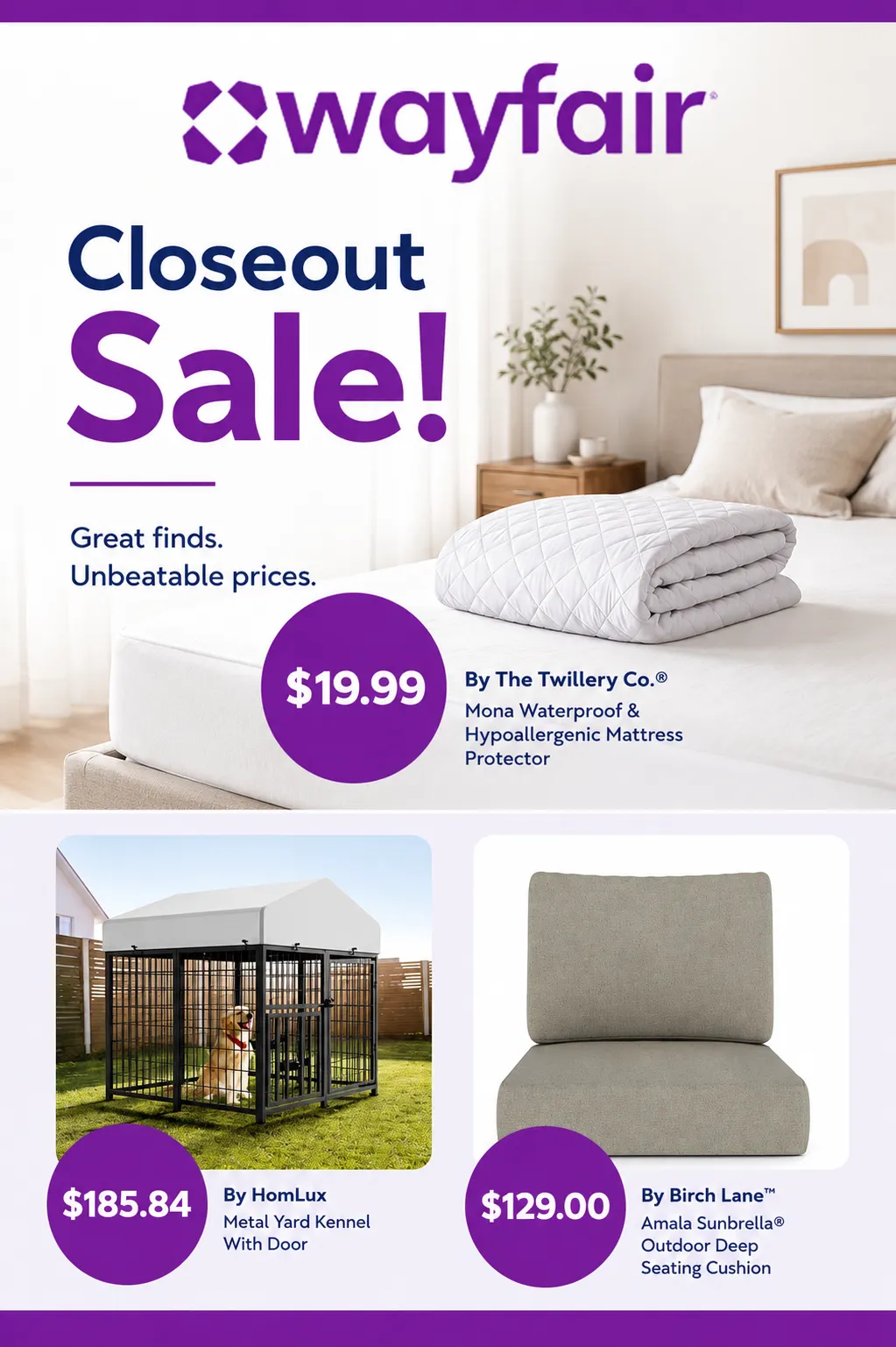 Weekly promotion Closeout Sale! spanning from July 3 to July 18 2026 - Page 1 for Catalogue 365