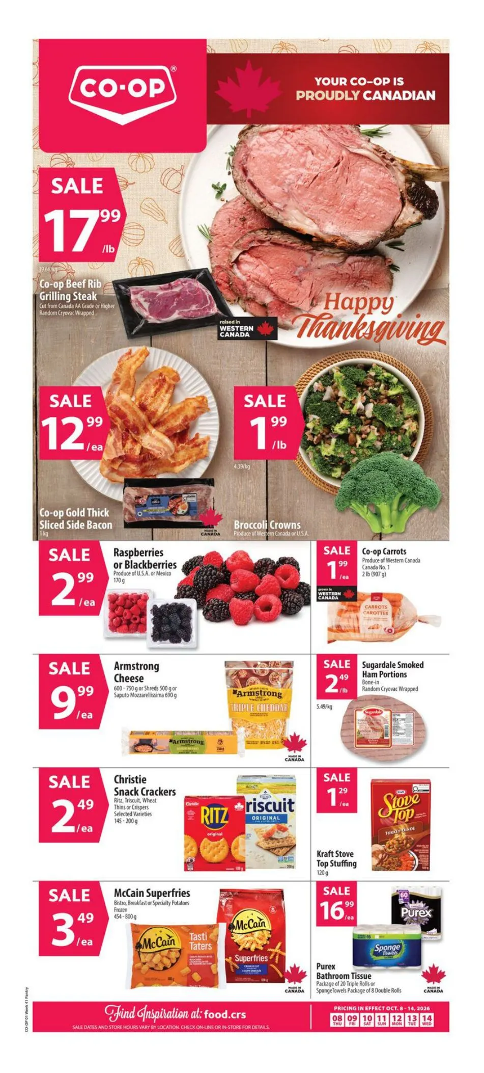 Co-op Food — 2026-10-09 from October 9 to October 14 2026 - flyer page 1