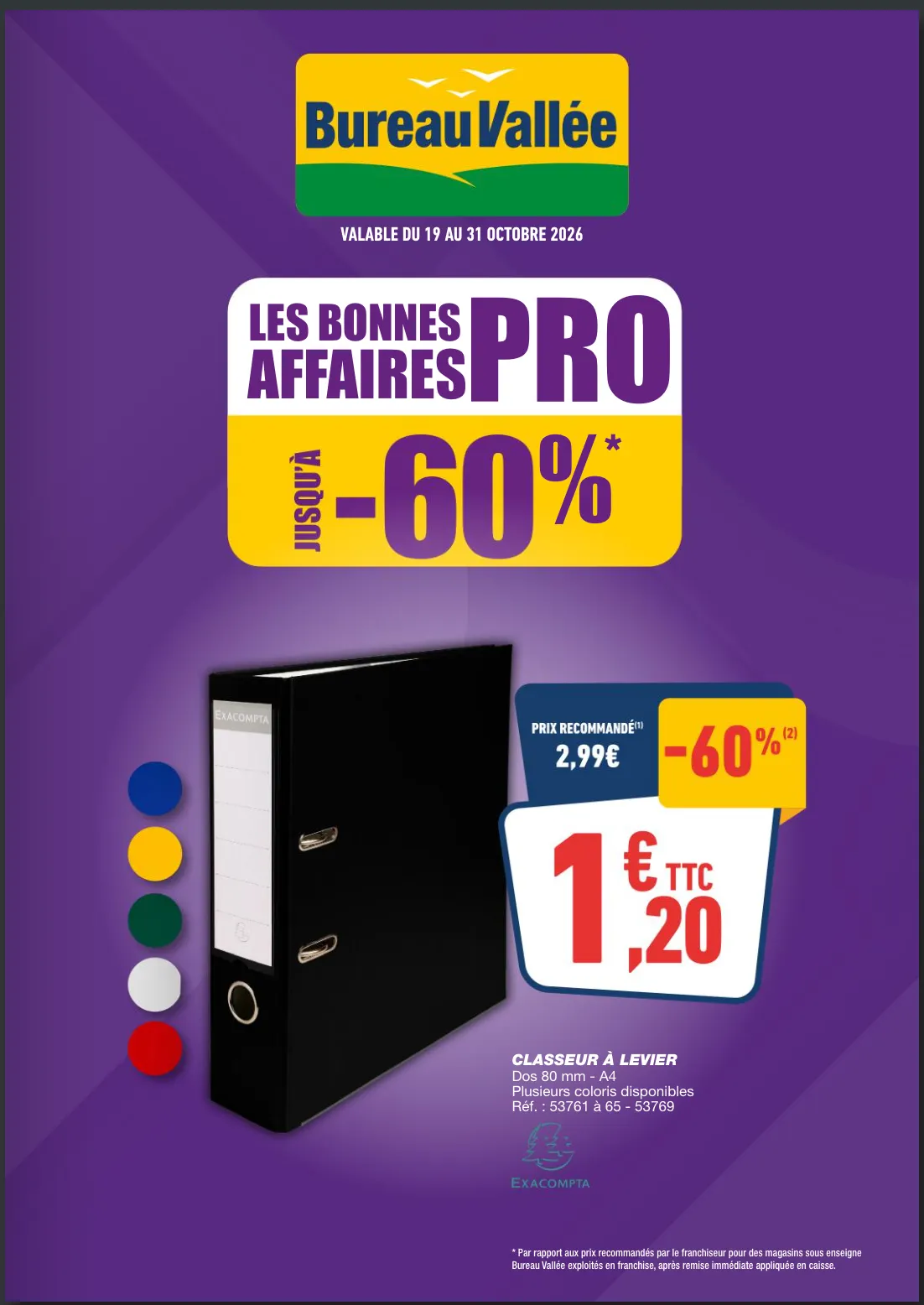 Bureau Vallée — 2026-10-19 du 19 octobre au 31 octobre 2026 - Catalogue page 1