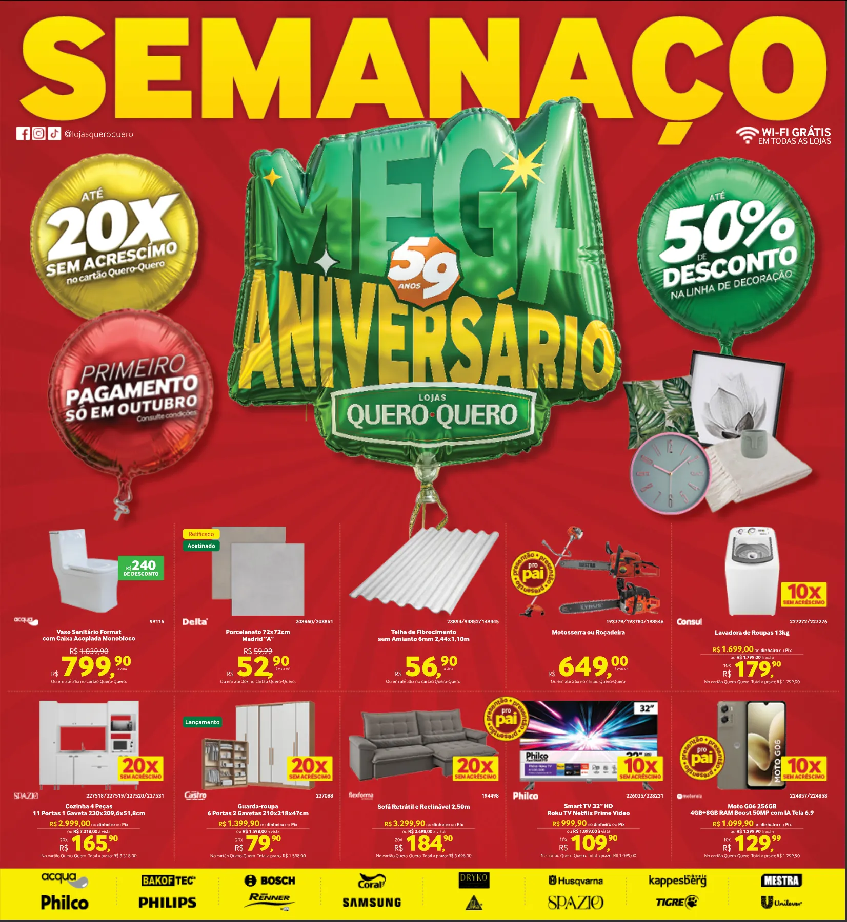 Encarte de Quero Quero — 2026-08-10 10 de agosto até 17 de agosto 2026 - Pagina 1