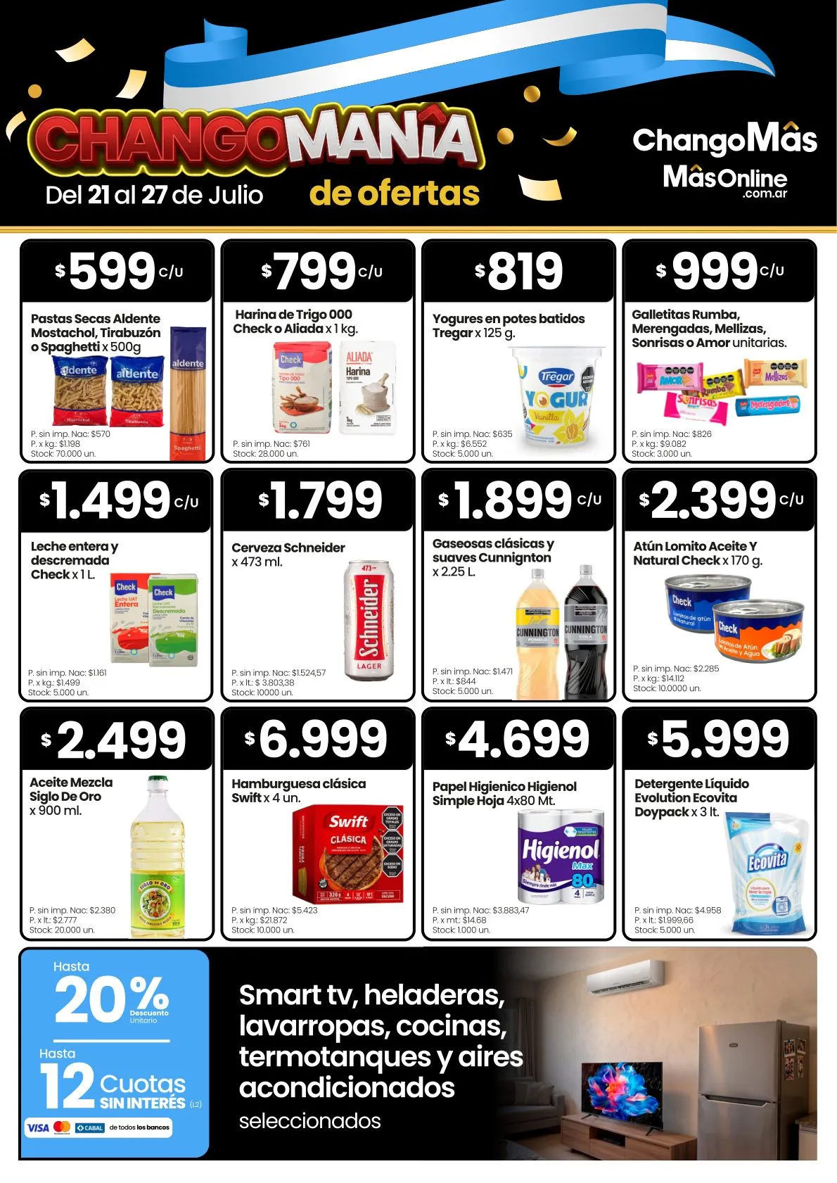 Ofertas de Changomas — 2026-07-21 21 de julio al 27 de julio 2026 - Página 1 del catálogo