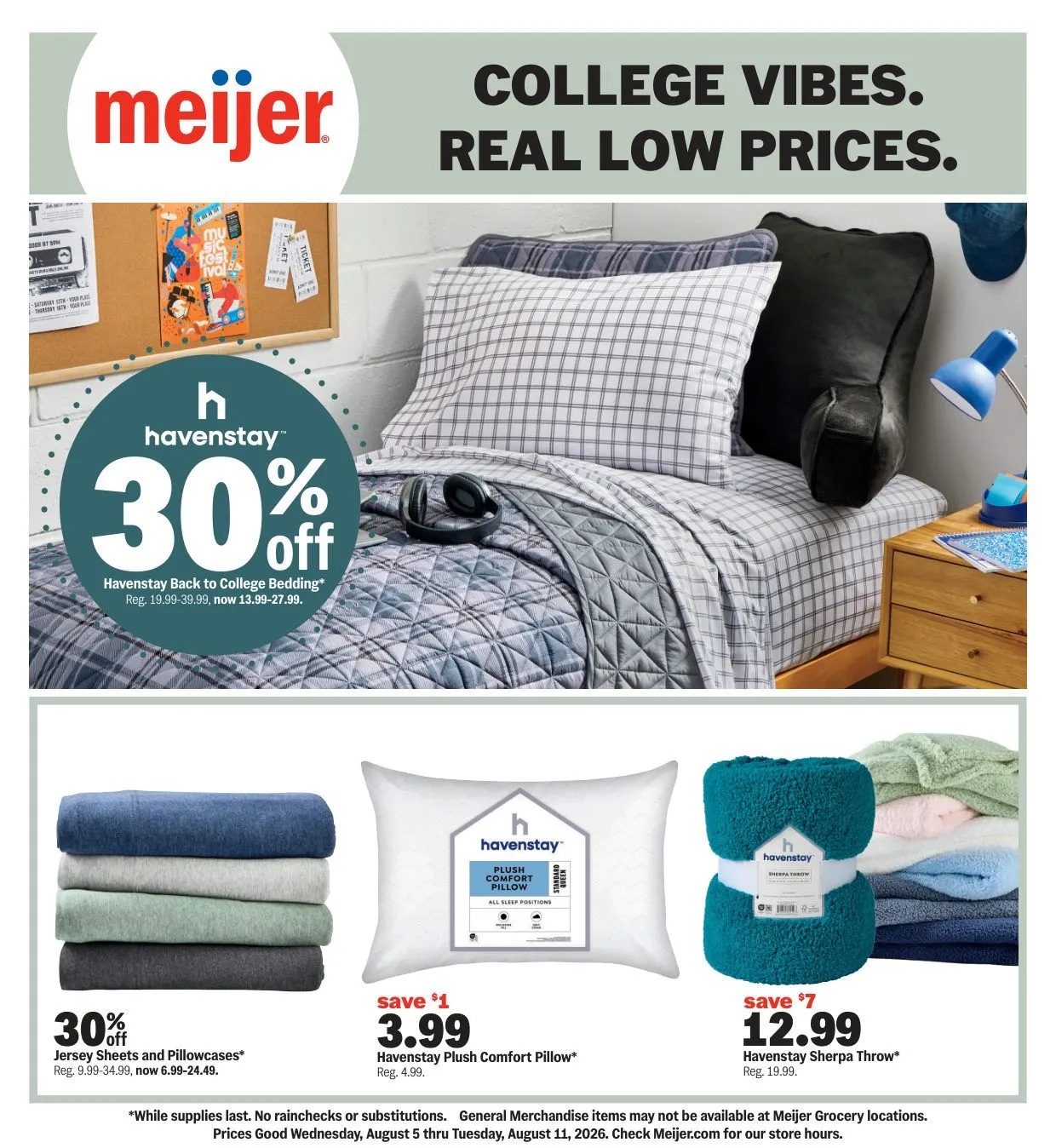 Weekly promotion Meijer — 2026-08-05 spanning from August 5 to August 11 2026 - Page 1 for Catalogue 365