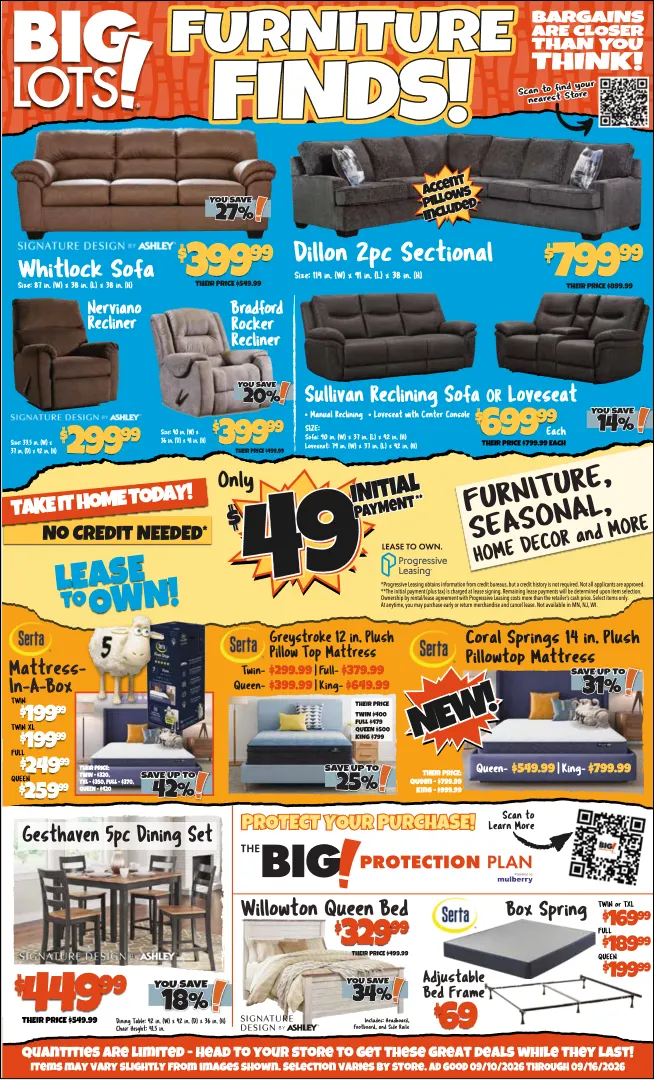 Weekly ad Big Lots — 2026-09-11 from September 11 to September 16 2026 - Page
