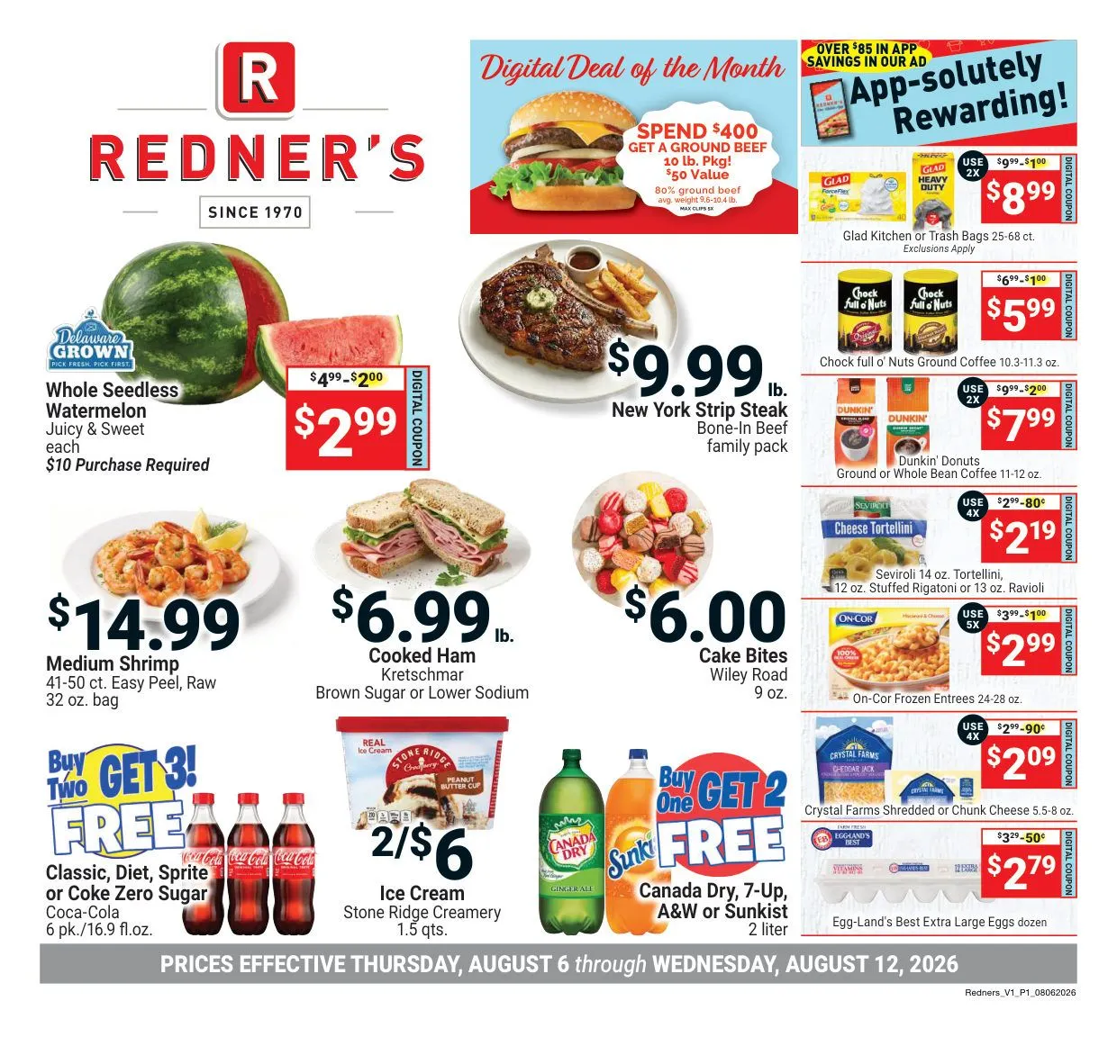 Weekly ad Redner's Market — 2026-08-06 from August 6 to August 12 2026 - Page 1