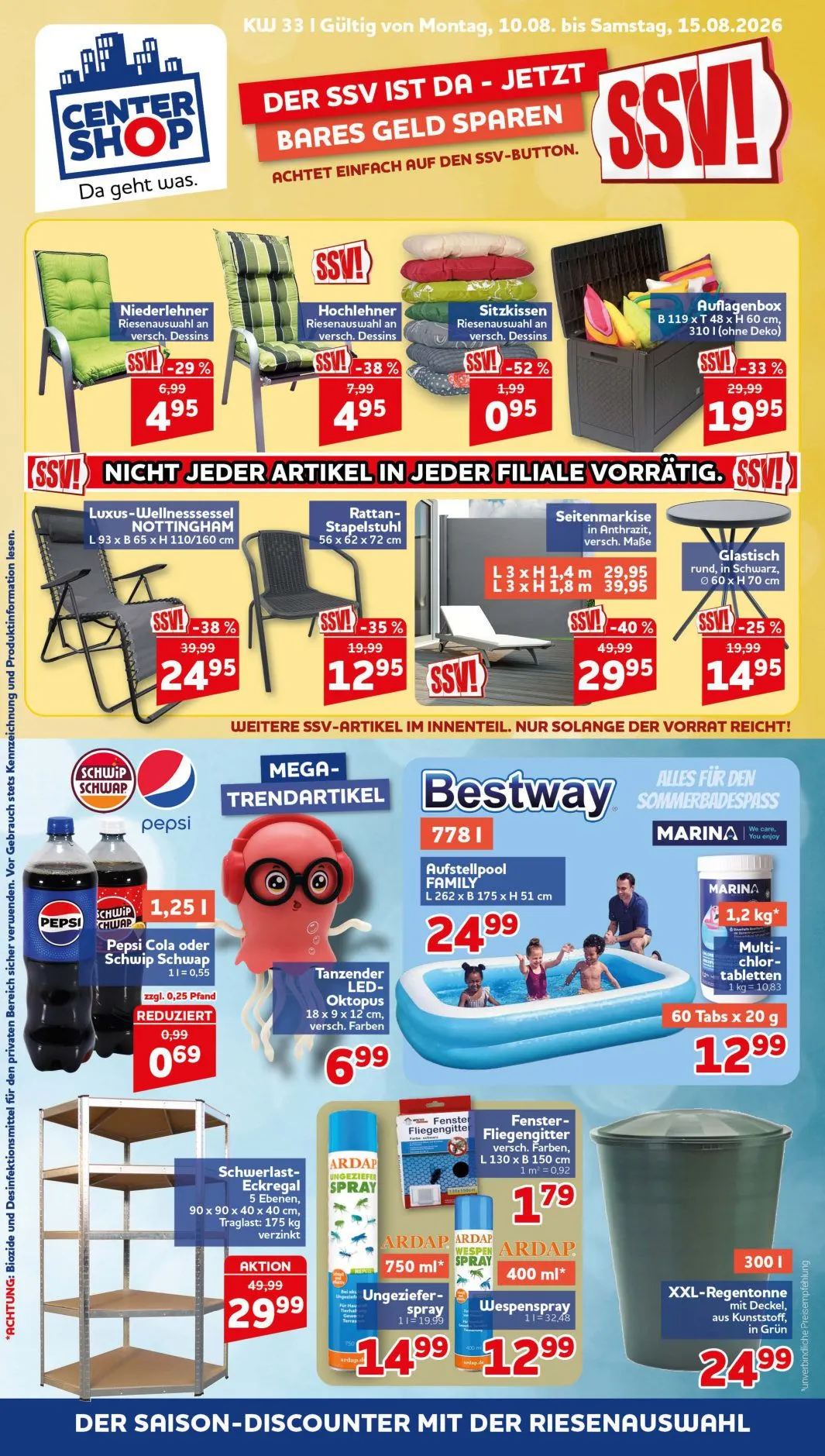 CENTERSHOP — 2026-08-10 von 10. August bis 15. August 2026 - Prospekt seite