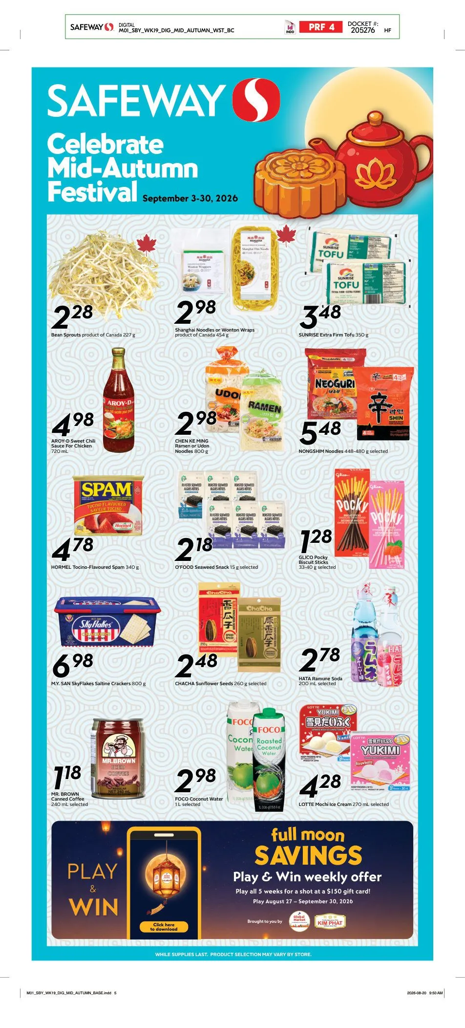 Safeway — 2026-09-03 from September 3 to September 30 2026 - flyer page 1