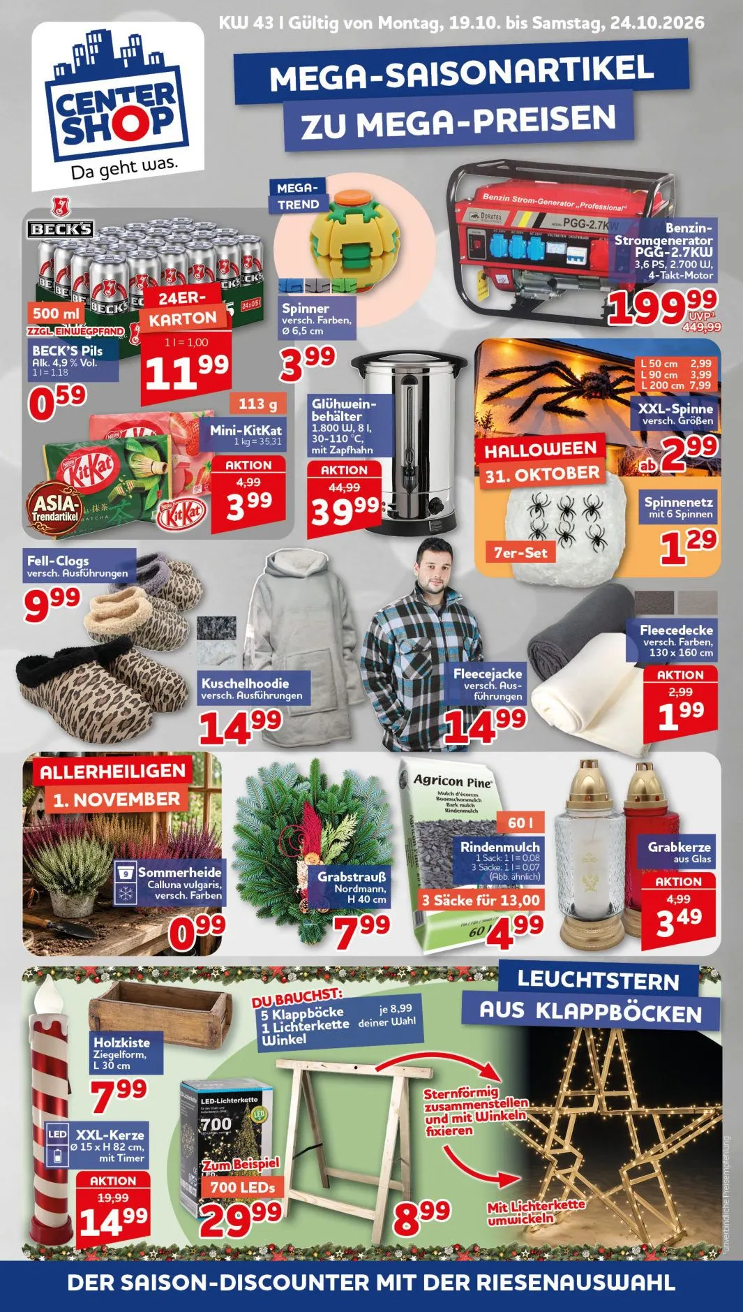 CENTERSHOP — 2026-10-19 von 19. Oktober bis 24. Oktober 2026 - Prospekt seite 