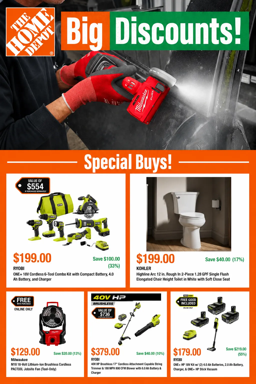 Weekly ad The Home Depot Savings from July 8 to July 23 2026 - Page 