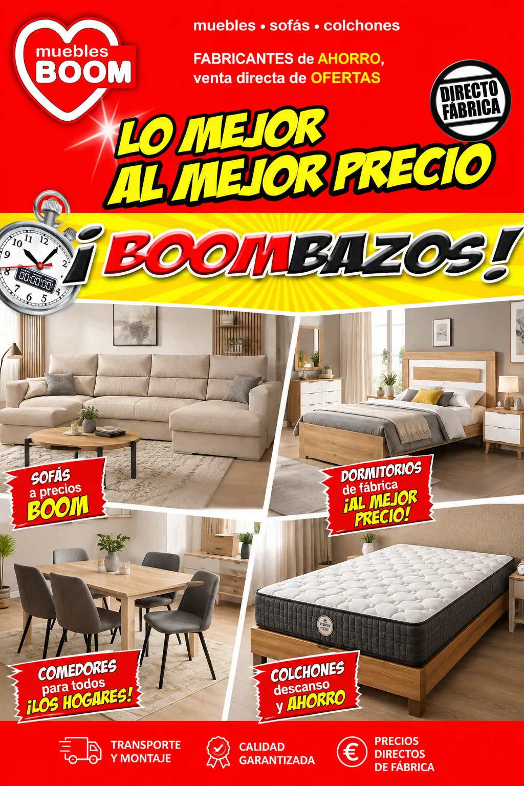 Muebles BOOM — 2026-08-28 - 28 de agosto 14 de septiembre 2026