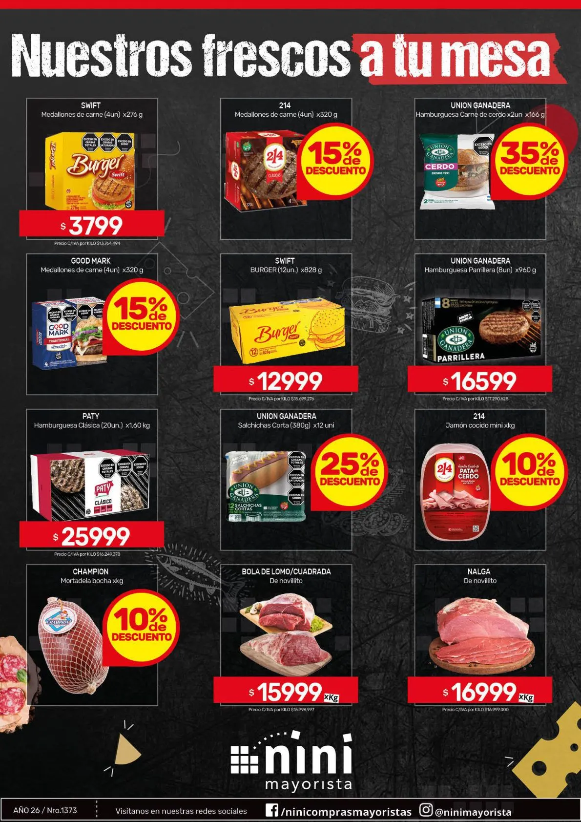 Ofertas de Nini Mayorista — 2026-08-20 17 de agosto al 23 de agosto 2026 - Página 1 del catálogo