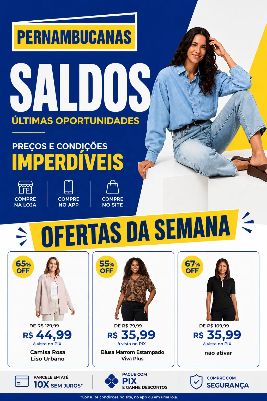 Encarte de Saldão Pernambucanas 27 de agosto até 11 de setembro 2026 - Pagina 1