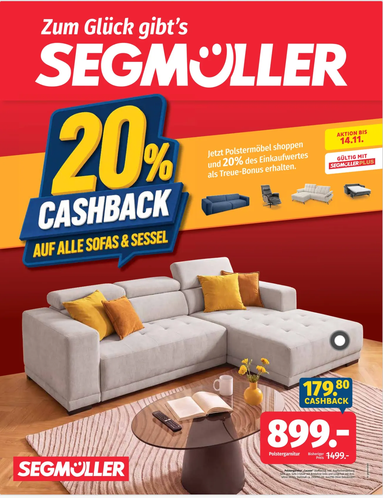 Segmüller — 2026-10-28 von 28. Oktober bis 8. November 2026 - Prospekt seite 1