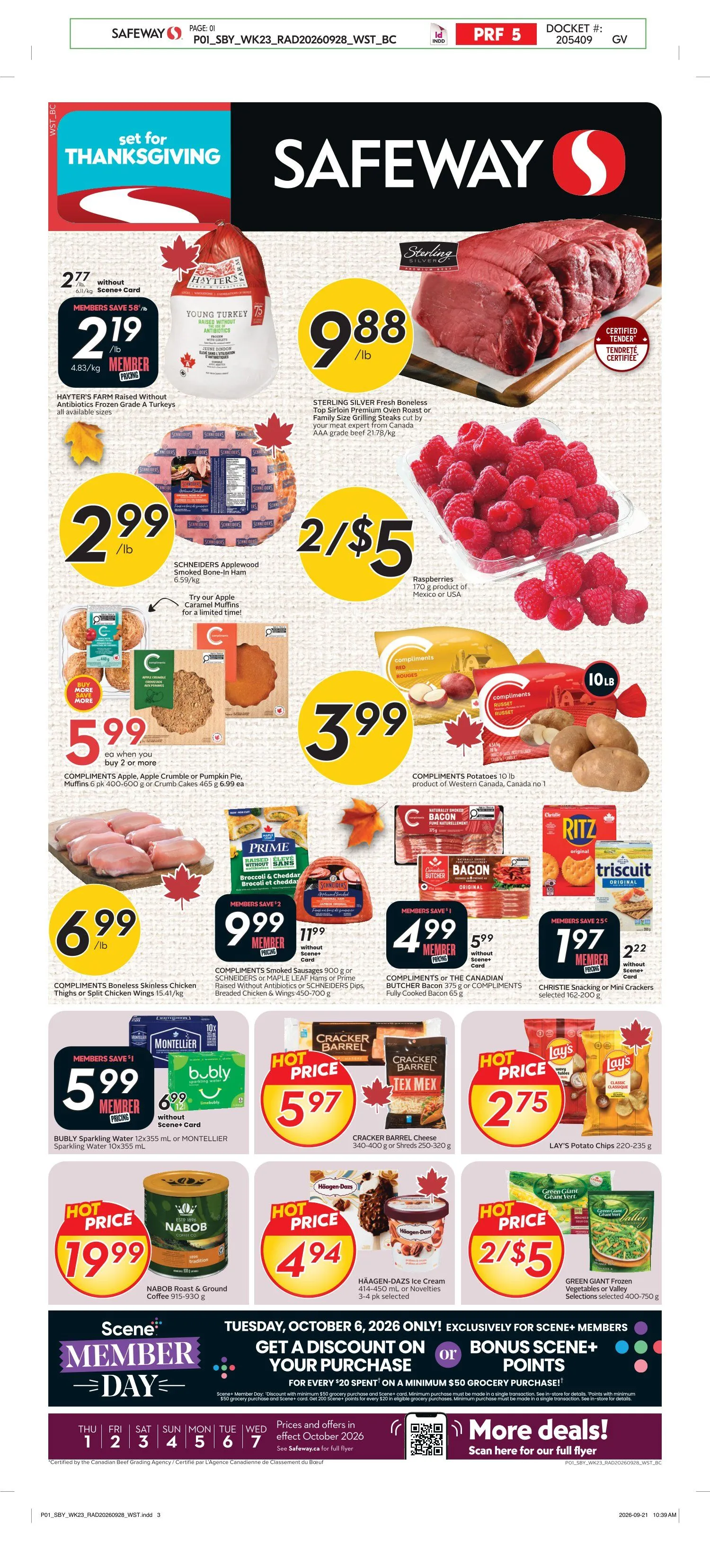 Safeway — 2026-10-01 from October 1 to October 7 2026 - flyer page