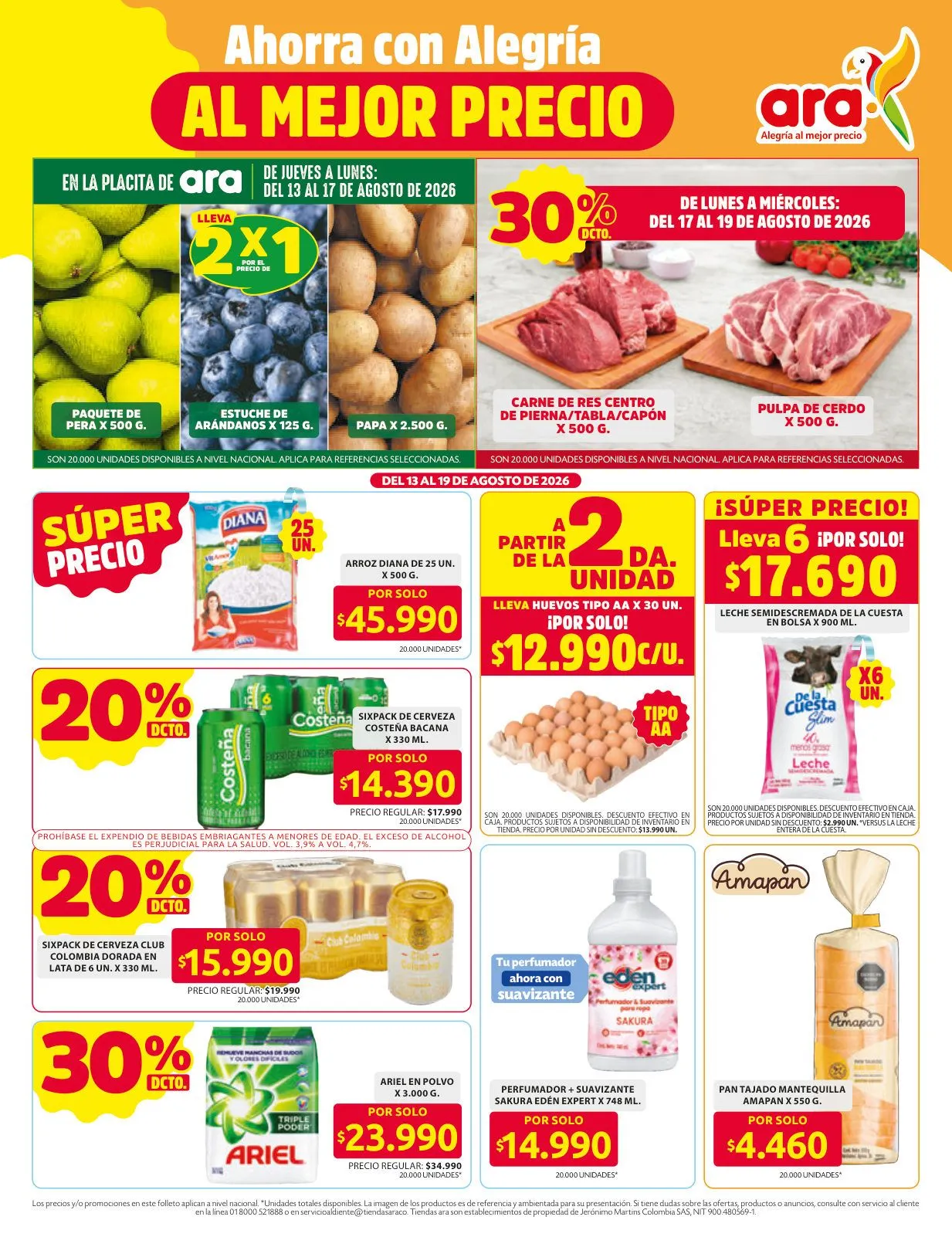 Catalogo de Ara — 2026-08-13 13 de agosto al 19 de agosto 2026 - Pag 1