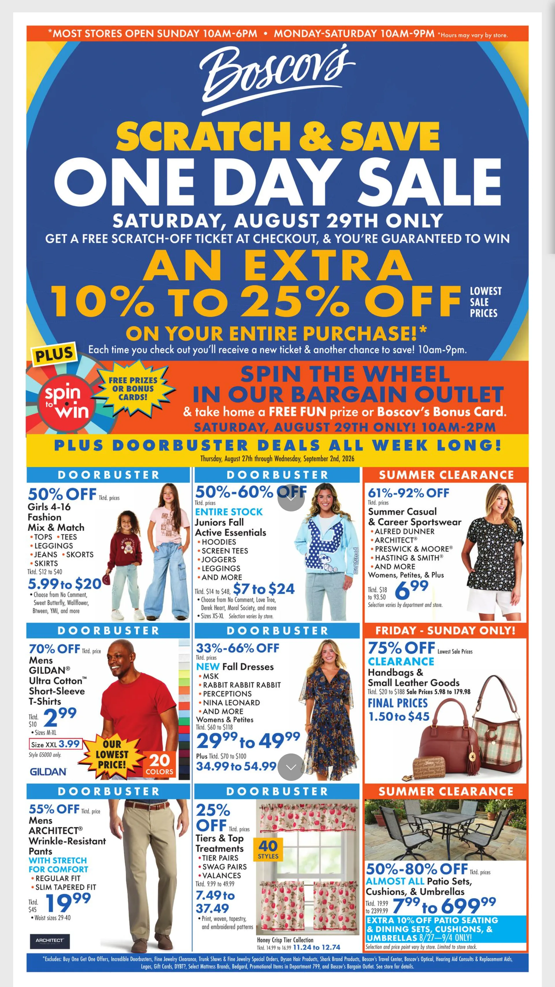 Weekly ad Boscov's — 2026-08-27 from August 27 to September 2 2026 - Page 