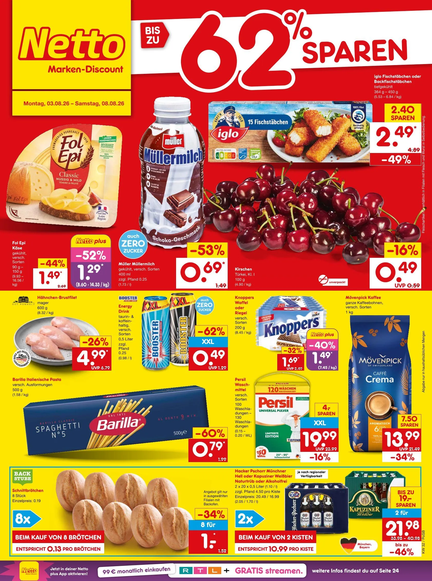 Netto Marken-Discount — 2026-08-03 van 3 augustus tot 8 augustus 2026 - Folder pagina 1