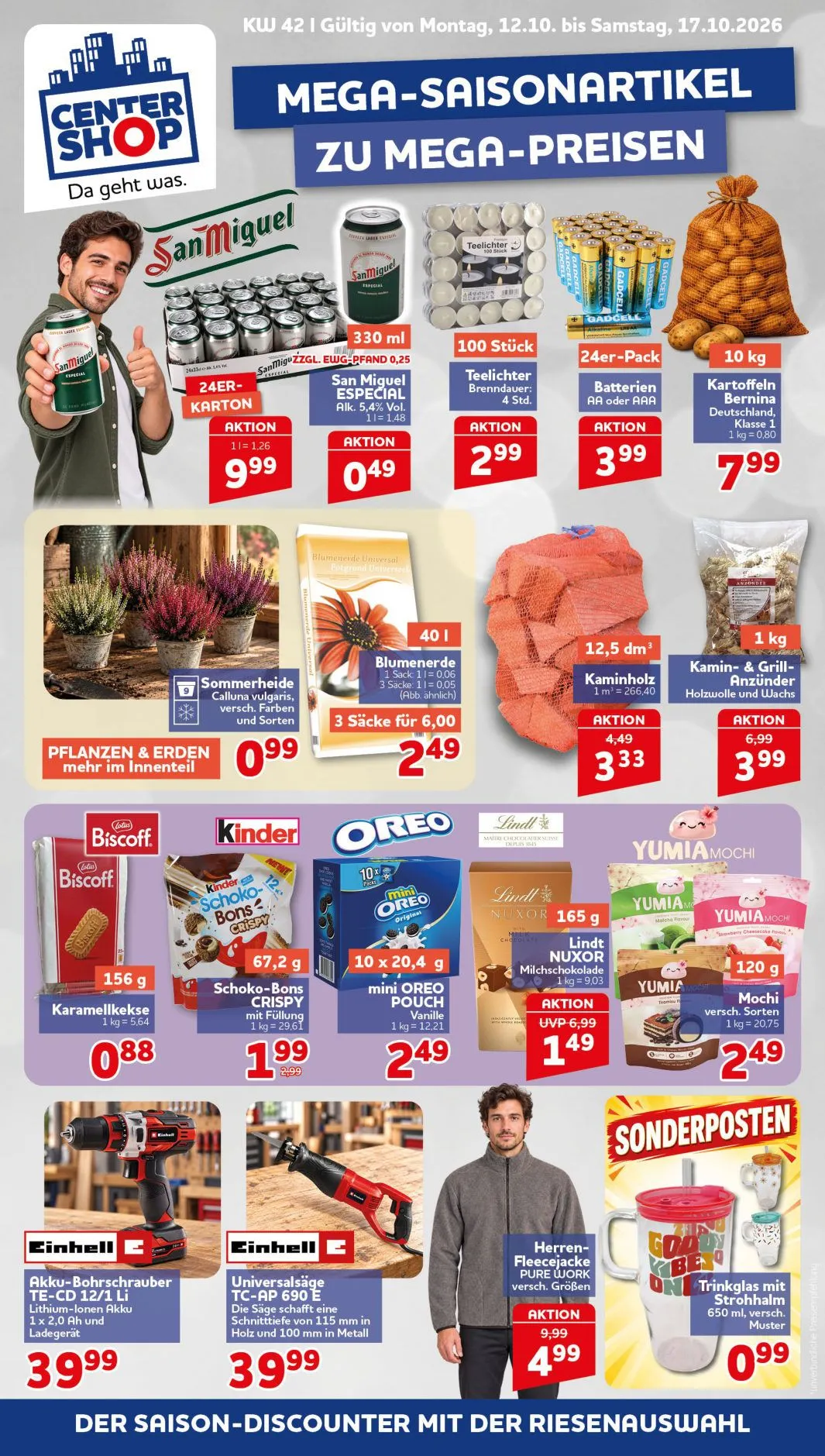 CENTERSHOP — 2026-10-15 von 12. Oktober bis 17. Oktober 2026 - Prospekt seite 1
