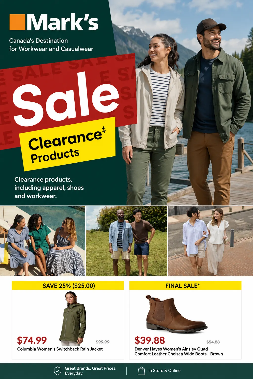 Clearance from July 2 to July 17 2026 - flyer page