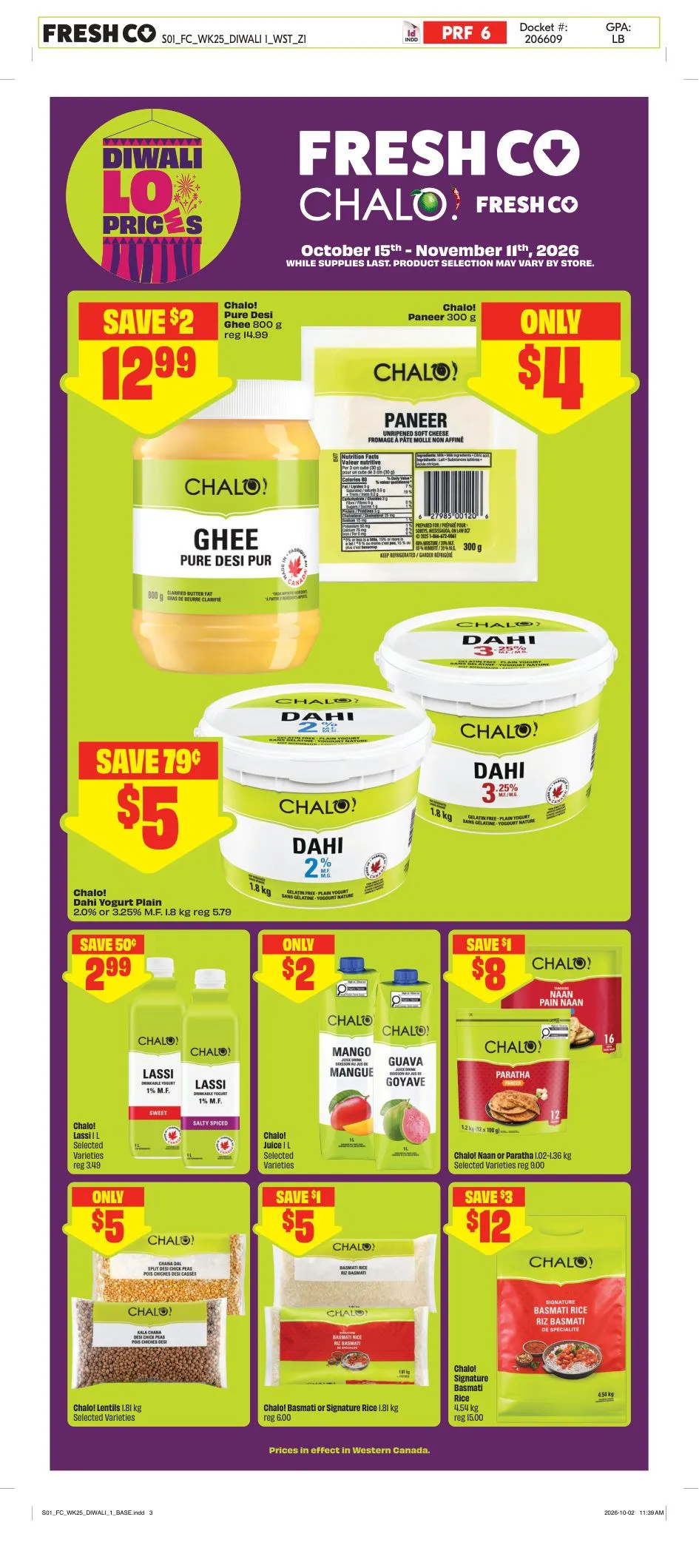FreshCo. — 2026-10-15 from October 15 to November 11 2026 - flyer page 1