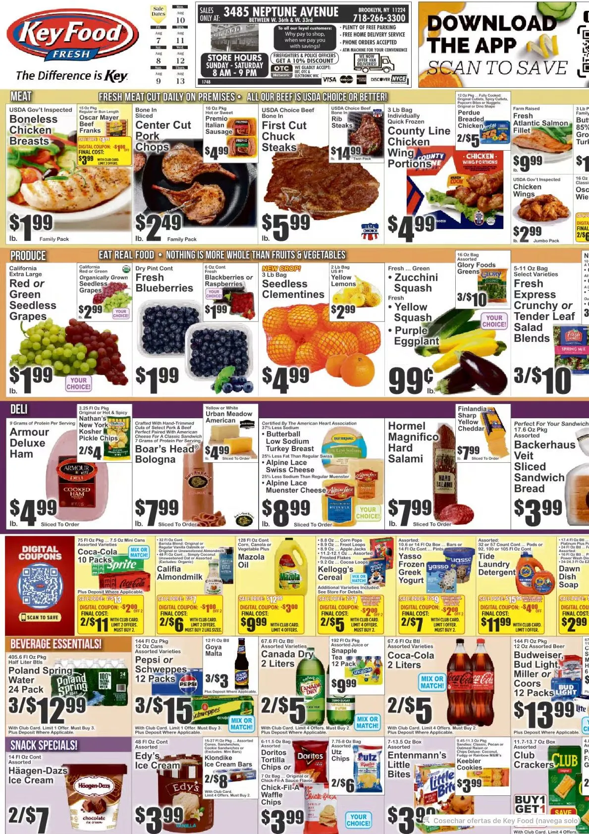 Weekly ad Key Food — 2026-08-07 from August 7 to August 13 2026 - Page 1