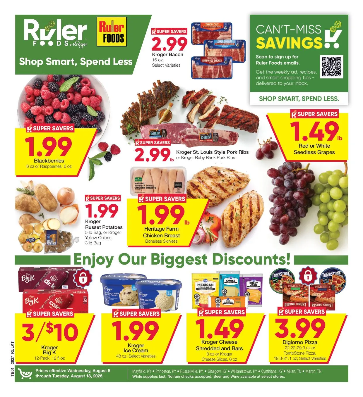 Weekly ad Ruler Foods — 2026-08-05 from August 5 to August 11 2026 - Page