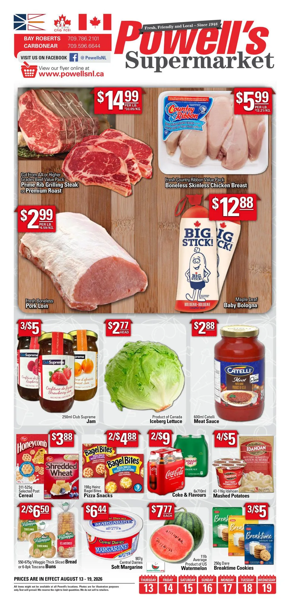 Powell's Supermarket — 2026-08-18 from August 13 to September 19 2026 - flyer page 1
