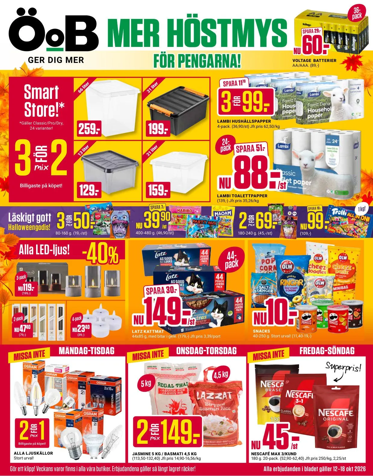 ÖoB — 2026-10-13 från 13 oktober till 18 oktober 2026 - Reklamblad sidor 1