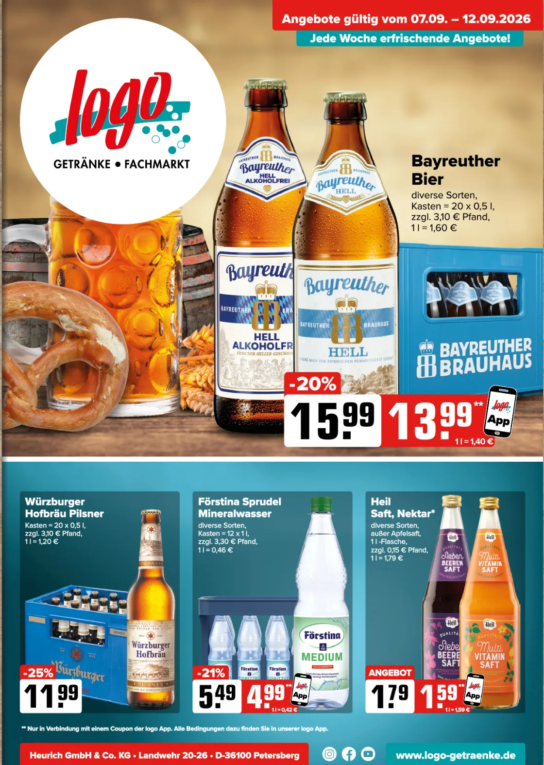 Logo Getränkemarkt — 2026-09-08 von 8. September bis 12. September 2026 - Prospekt seite 1