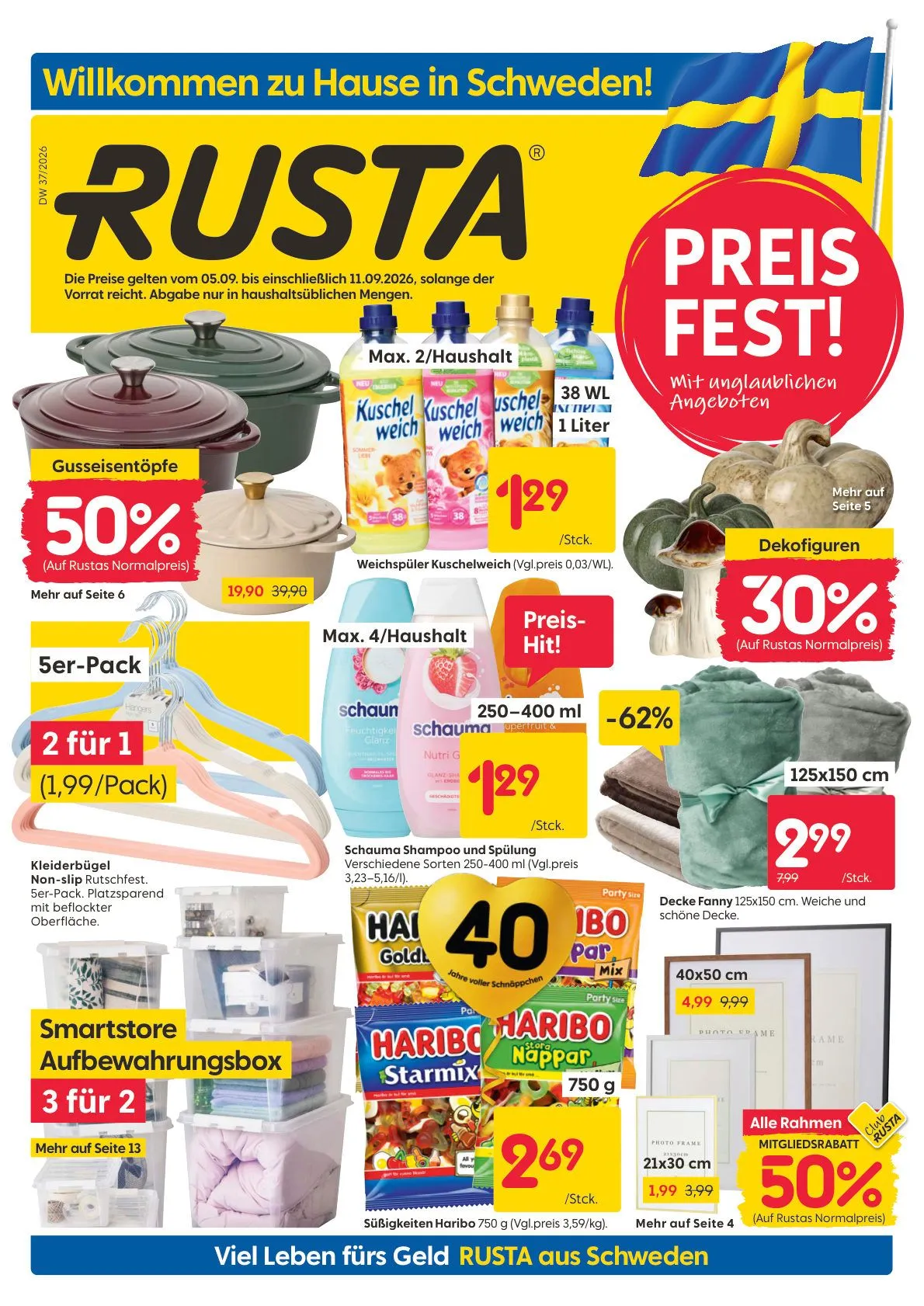 Rusta — 2026-09-10 von 10. September bis 11. September 2026 - Prospekt seite 1