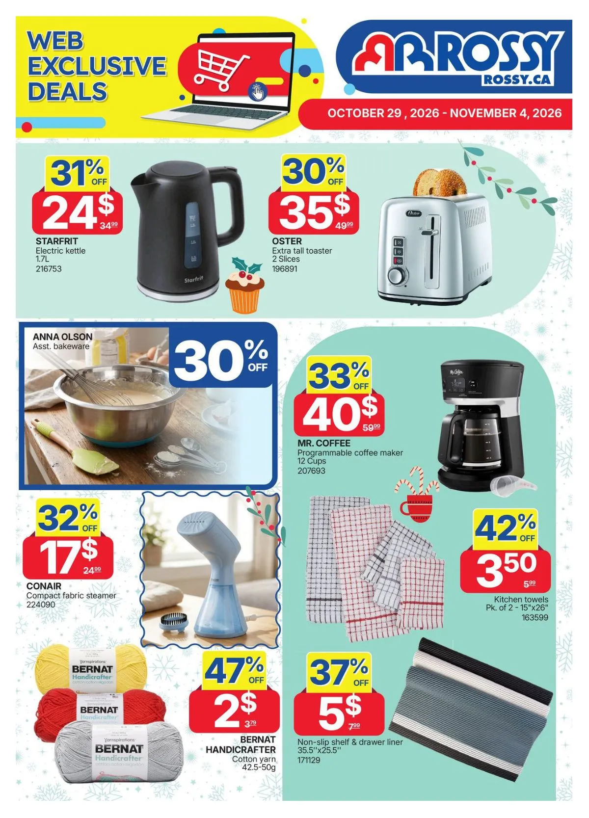 Rossy — 2026-10-30 from October 29 to November 4 2026 - flyer page 1