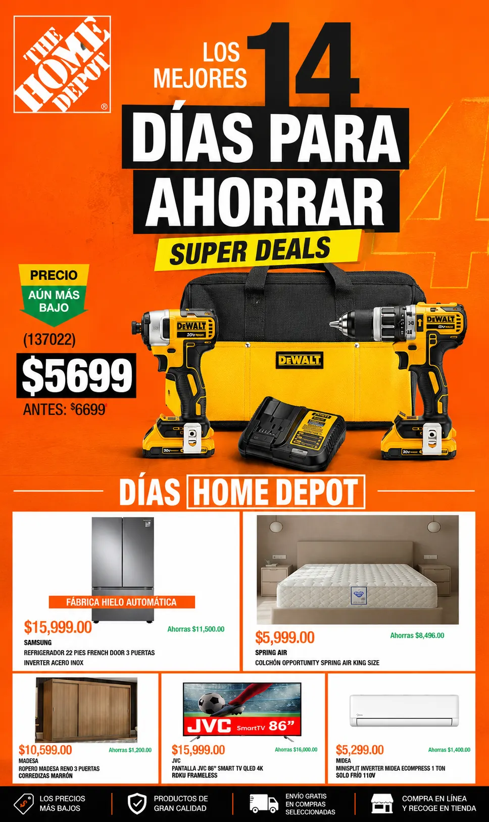 Catálogo de Días Home Depot: los mejores 14 días para ahorrar en tus proyectos 17 de julio al 28 de agosto 2026 - Pagina 1