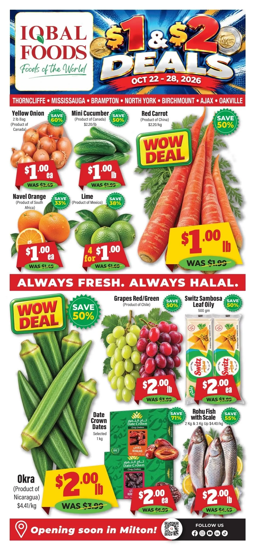 Iqbal Foods — 2026-10-23 from October 22 to October 28 2026 - flyer page