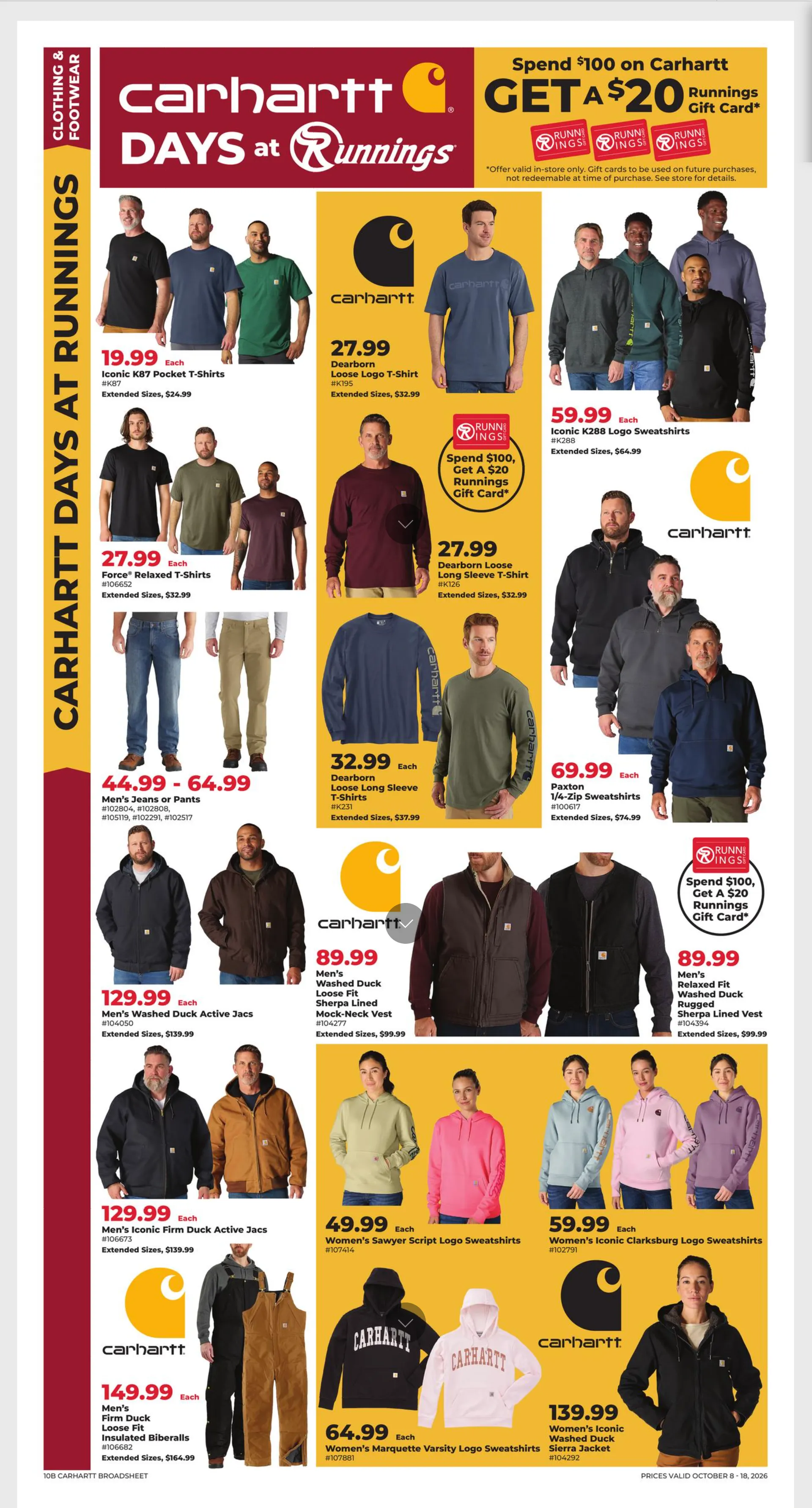 Weekly ad Runnings — 2026-10-09 from October 9 to October 18 2026 - Page 1