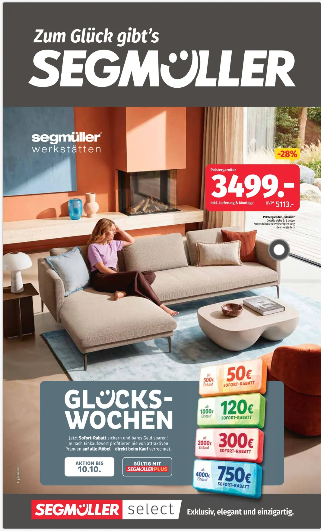 Segmüller — 2026-10-01 von 26. September bis 10. Oktober 2026 - Prospekt seite