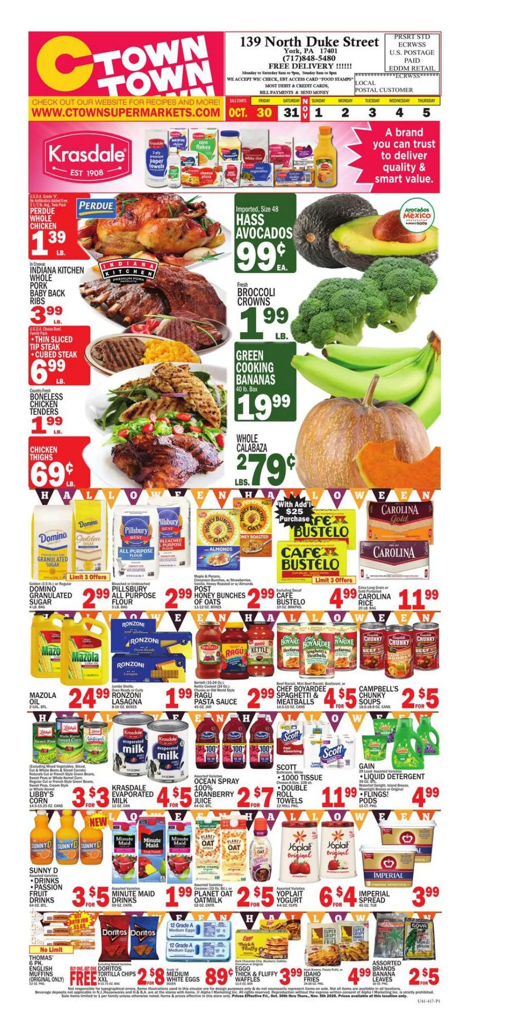 Weekly ad C-Town — 2026-10-30 from October 30 to November 5 2026 - Page 1