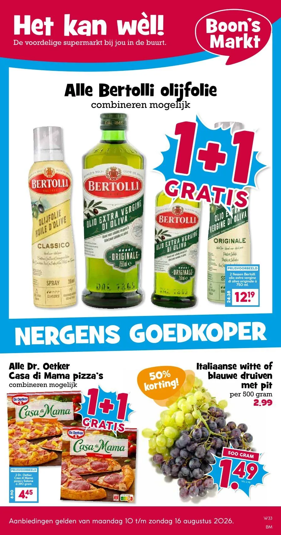 Boon's Markt — 2026-08-11 van 11 augustus tot 16 augustus 2026 - Folder pagina 1