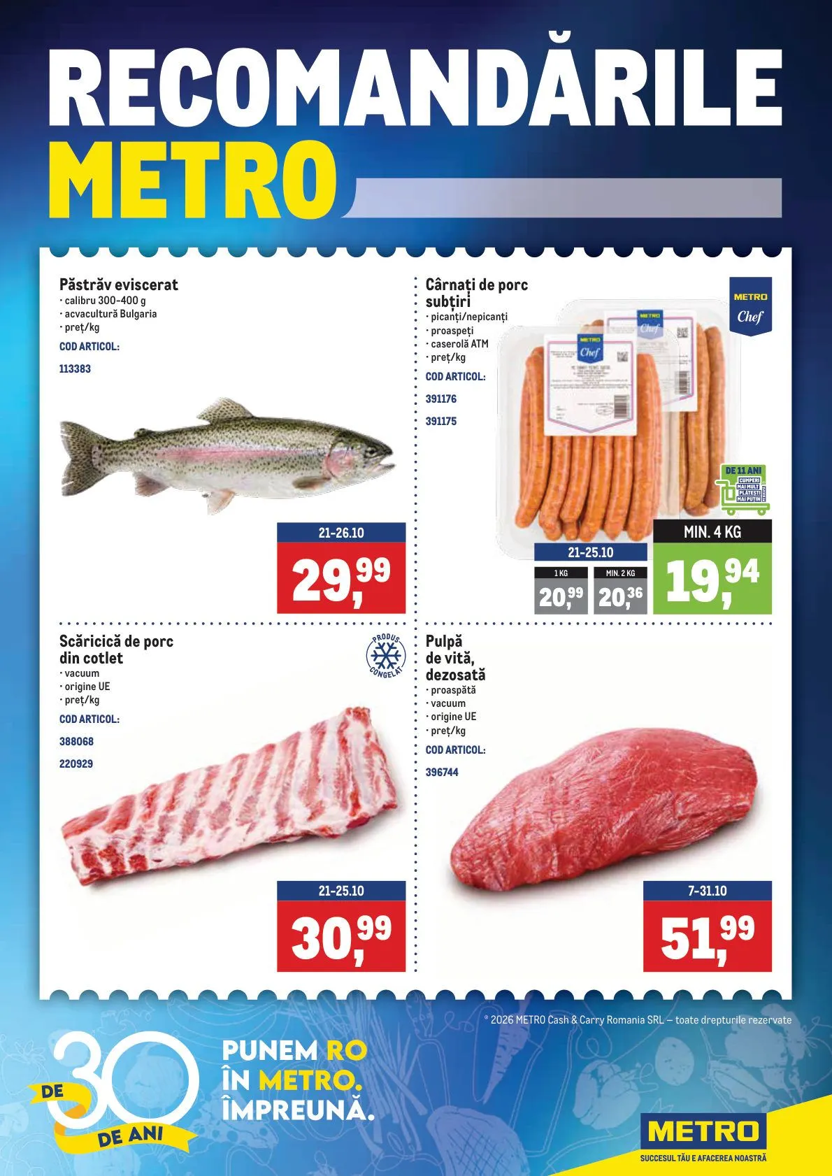 Catalog Metro — 2026-10-23 de la 18 octombrie până la 27 octombrie 2026 - Revista Pagina 1