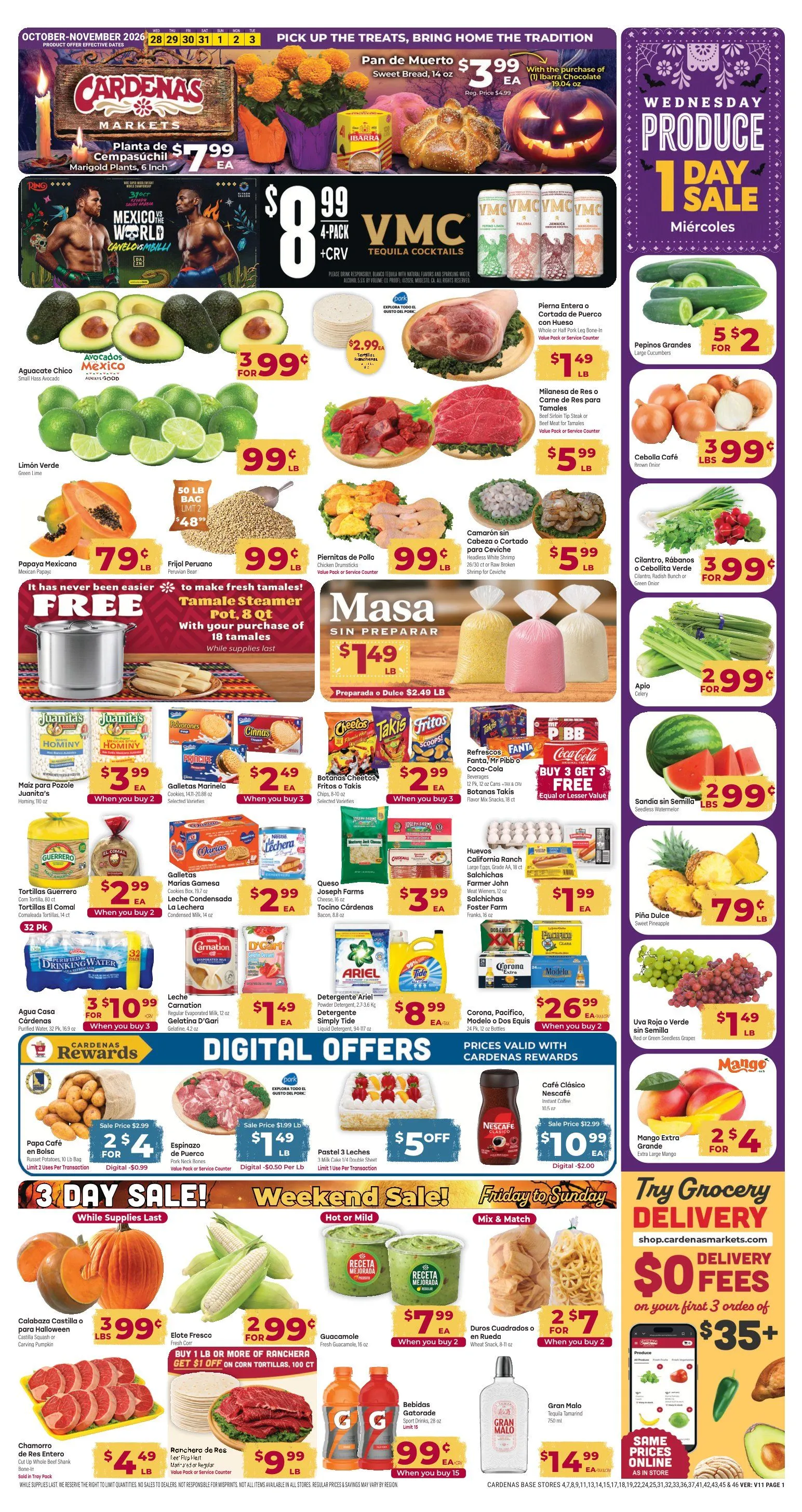 Weekly ad Cardenas — 2026-10-28 from October 28 to November 3 2026 - Page 1