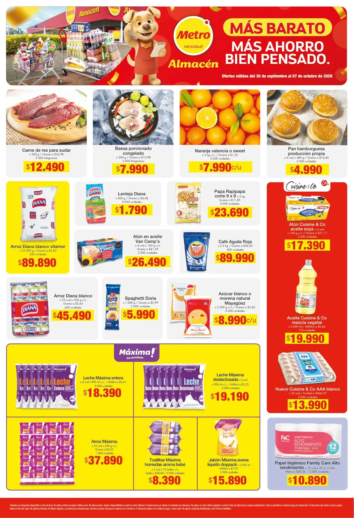 Catalogo de Metro — 2026-10-06 30 de septiembre al 7 de octubre 2026 - Pag 1